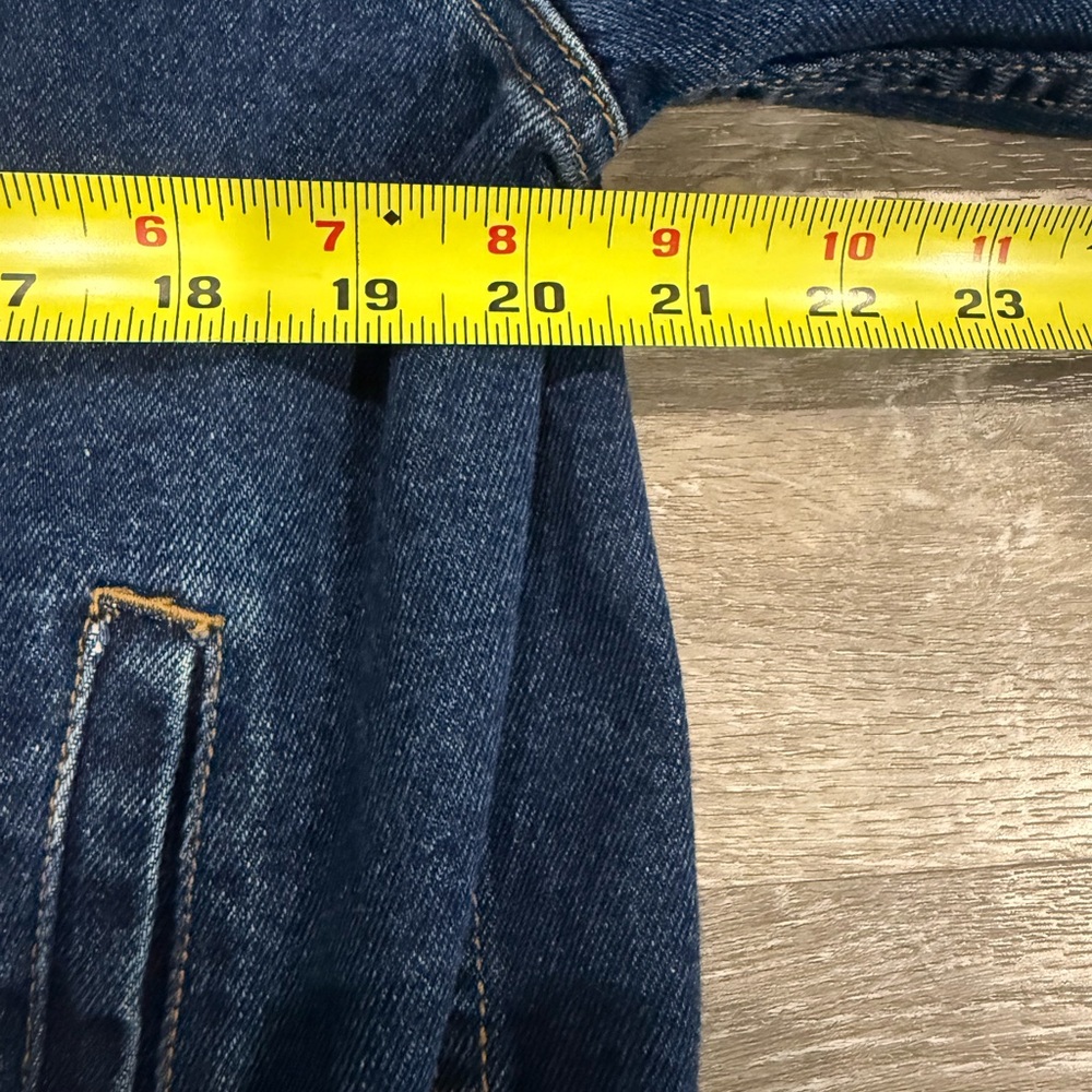Vintage Disney Mickey Mouse American Flag Oversized Denim Jacket, Size Small. - Picture 12 of 16